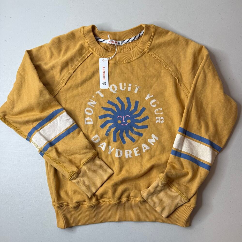 NWT Sundry Daydream Raglan Sweatshirt Women’s Size Small